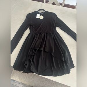 NWT Patrizia Luca high-low tunic, size M in black